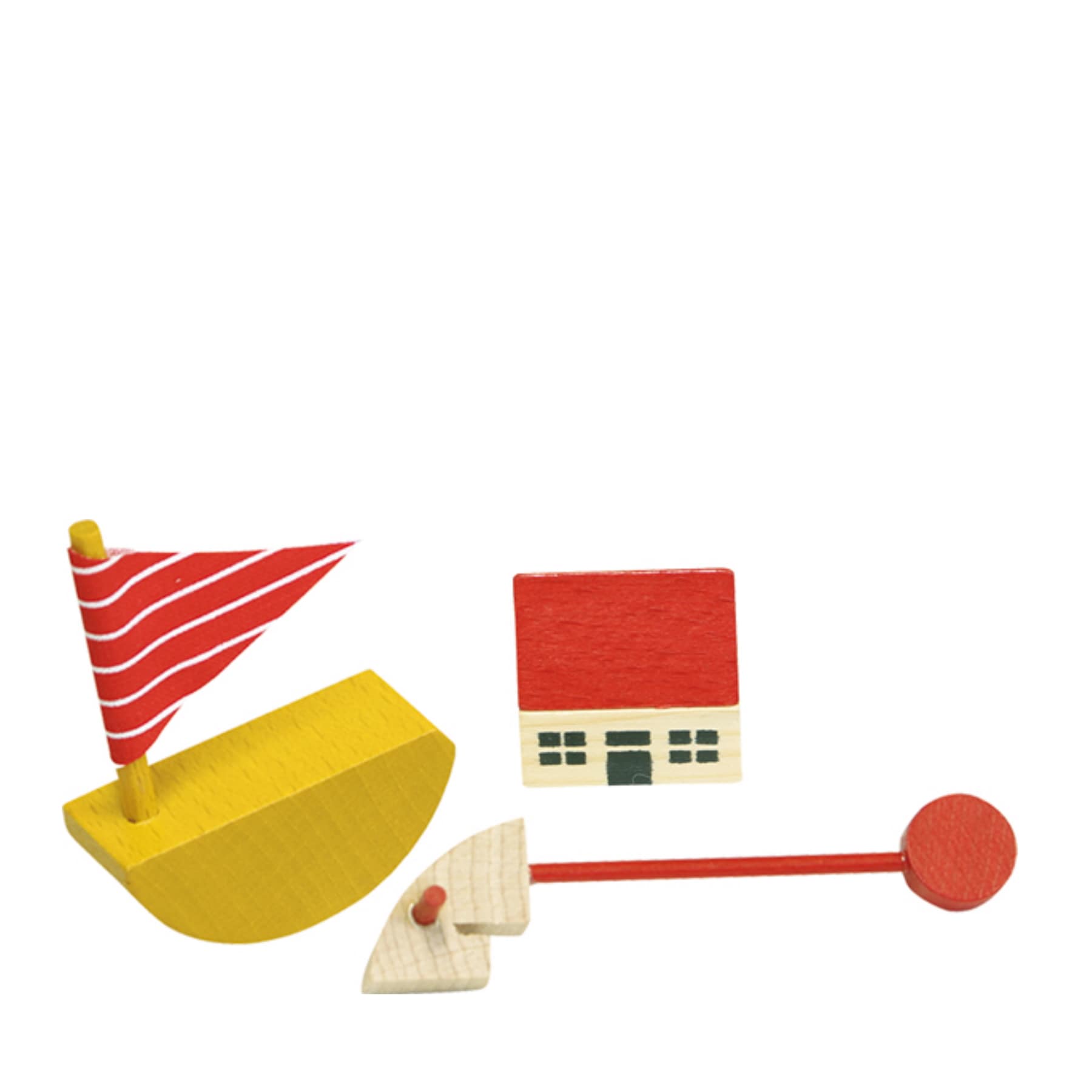 Steckenpferd & Schiff & Haus