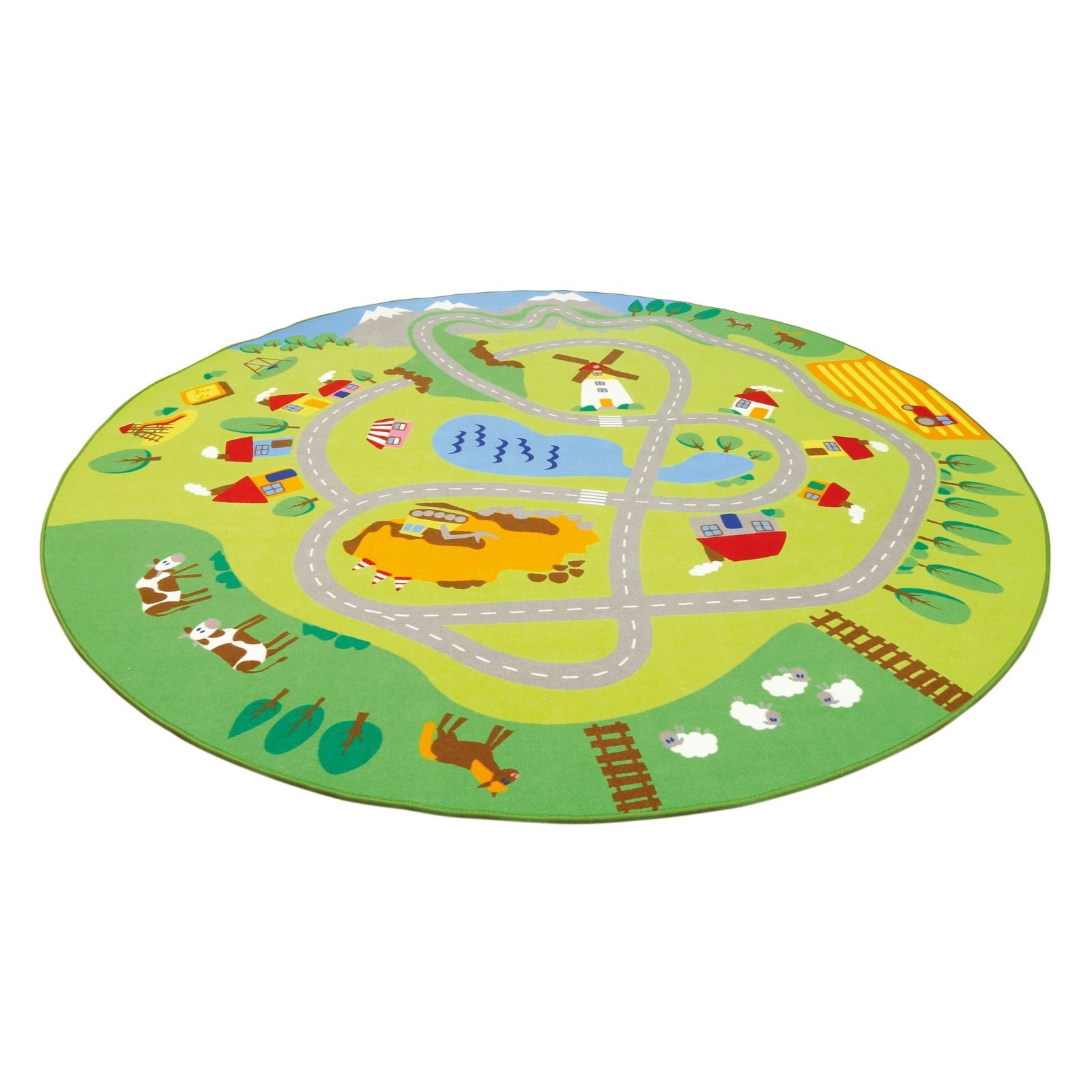 Erzi Teppich Stadt-Land-Fluss (3m)